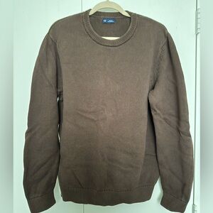 GAP Men's Crewneck Sweater in Woodsy Brown